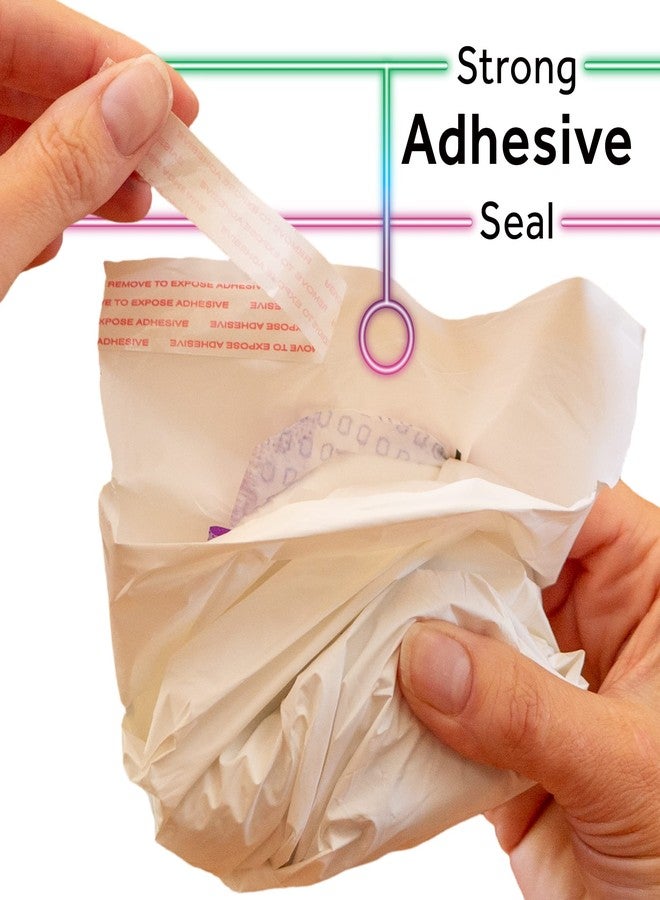 MaskIT Disposal Bags for Bladder Pads & Liners — Value Pack — Sanitary Disposal Bags For Incontinence Pads & Panty Liners — 3 Pack, 60 Count - Image 5